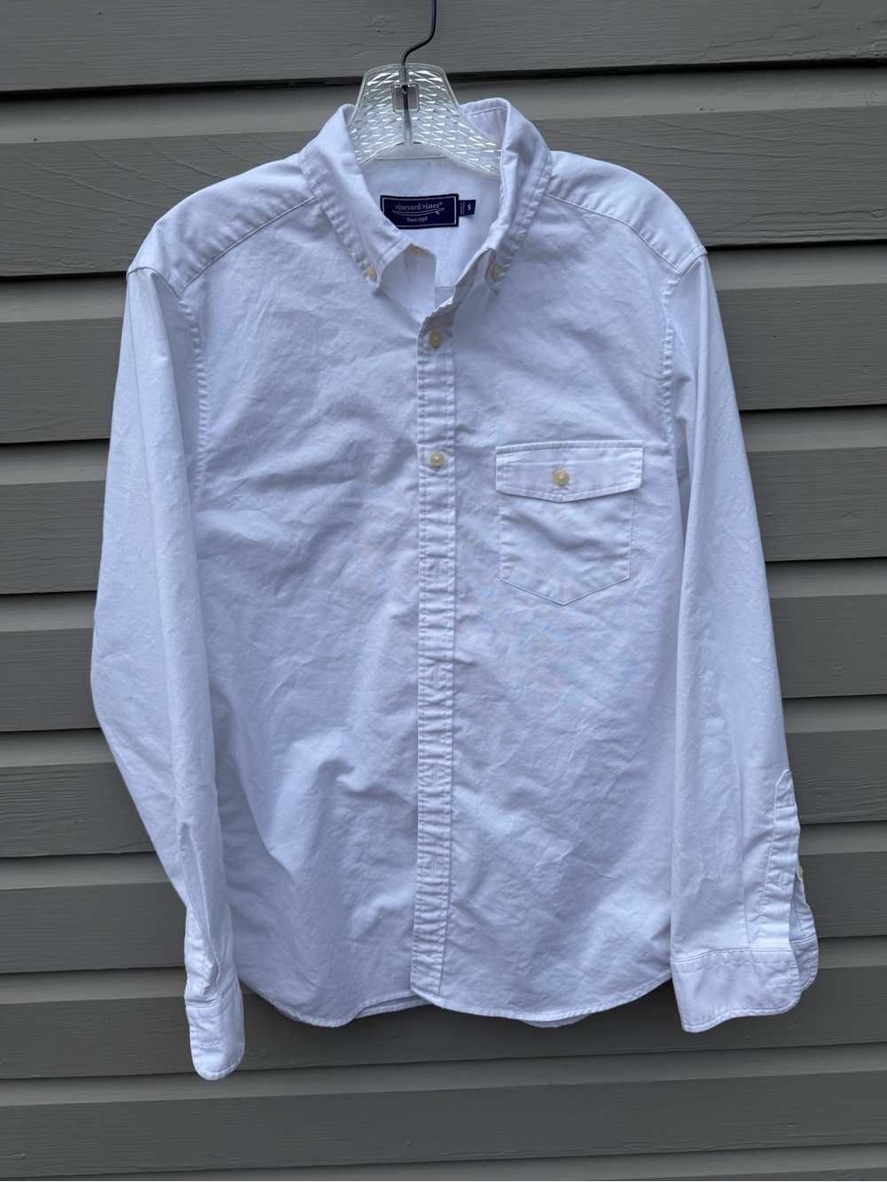 Vineyard Vines White Button Down Shirt